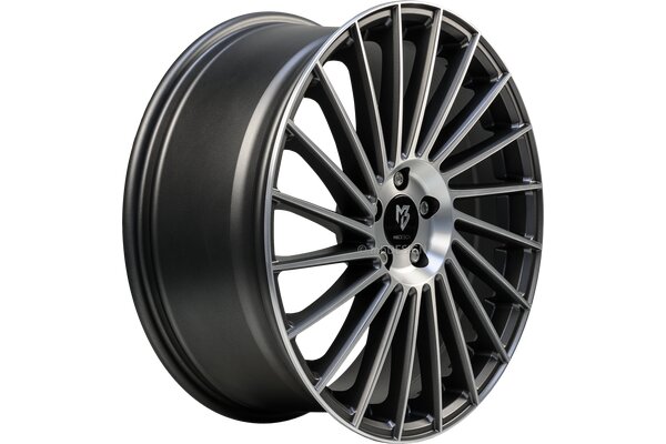 mbDESIGN VR3  | 19x8,5 | 5x114,3 | ET45 | grau matt poliert