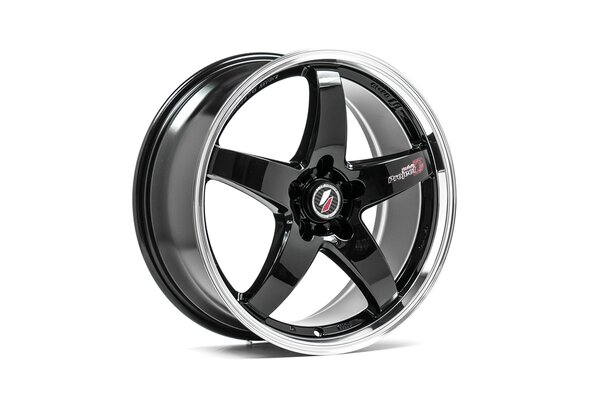 LENSO D1R | 18x8 | 5x108 | ET45 | 73,1 | GLOSS BLACK & POLISHED