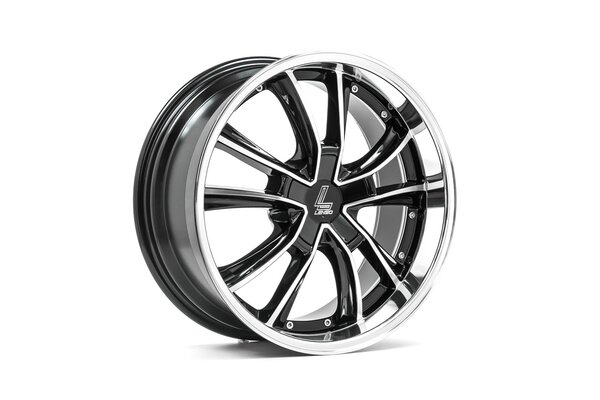 LENSO ES7 | 18x7,5 | 5x105 | ET45 | 73,1 | GLOSS BLACK & POLISHED