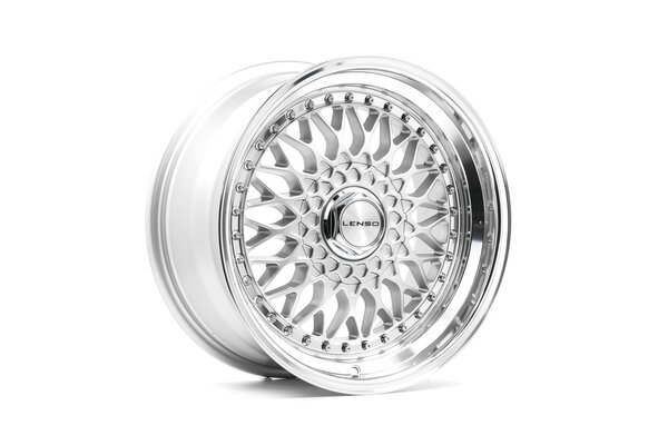 LENSO BSX | 15x7 | 4x98 | ET20 | 73,1 | GLOSS SILVER & POLISHED