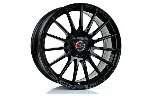 2FORGE ZF1 | 4X98 | 17x8 | ET 10 TO 58 | 76 | GLOSS BLACK