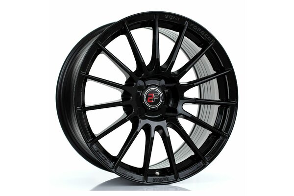 2FORGE ZF1 | 4X100 | 17x9 | ET 10 TO 50 | 76 | GLOSS BLACK