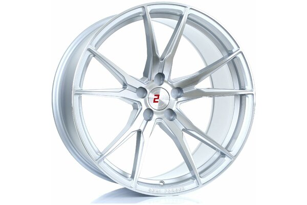 2FORGE ZF2 | 5X120.65 | 20x10,5 | ET 9 TO 40 | 76 | SILVER POLISHED FACE