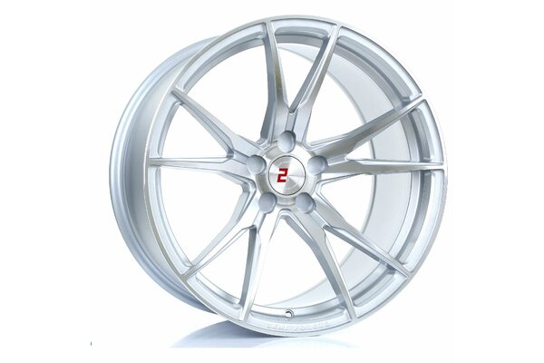 2FORGE ZF2 | 5X100 | 19x10,5 | ET 15 TO 40 | 76 | SILVER POLISHED FACE