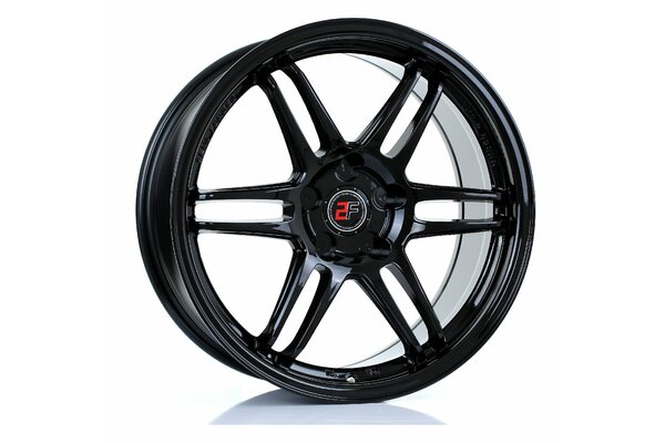 2FORGE ZF5 | 5X108 | 18x8 | ET 15 TO 35 | 76 | GLOSS BLACK