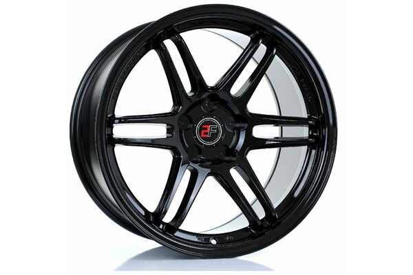2FORGE ZF5 | 5X115 | 18x10 | ET 0 TO 35 | 76 | GLOSS BLACK