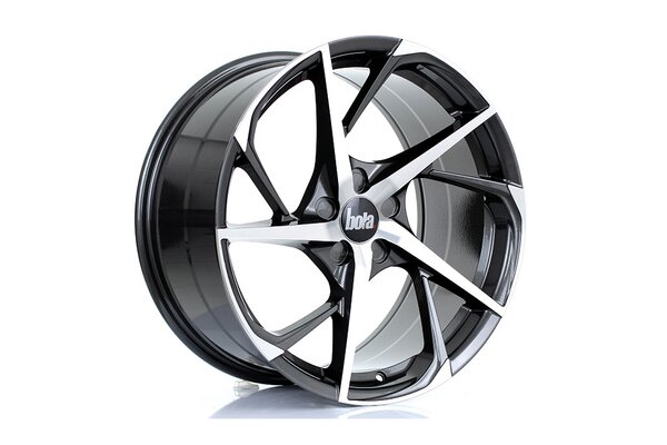 BOLA B18 | 19x9,5 | 5x98 | ET 25 TO 45 | 76 | GUNMETAL POLISHED FACE