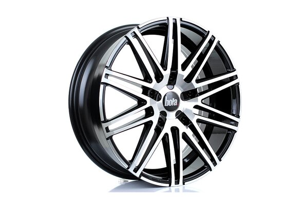 BOLA VANSPORT B20 | 20x8 | 5x160 | ET 50 | 76 | BLACK POLISHED FACE