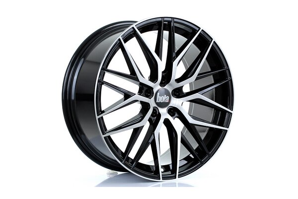 BOLA VANSPORT B22 | 20x9 | 5x120 | ET 43 | 76 | BLACK BRUSHED FACE