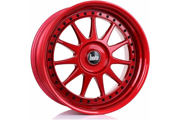 BOLA B4 | 5X120.65 | 18x9 | ET 30 TO 45 | 76 | CANDY RED...