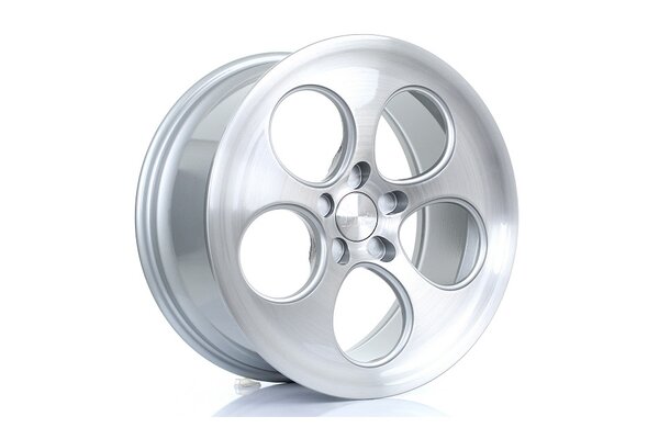 BOLA B5 | 18x8,5 | 5x98 | ET 40 TO 45 | 76 | SILVER BRUSHED POLISHED FACE