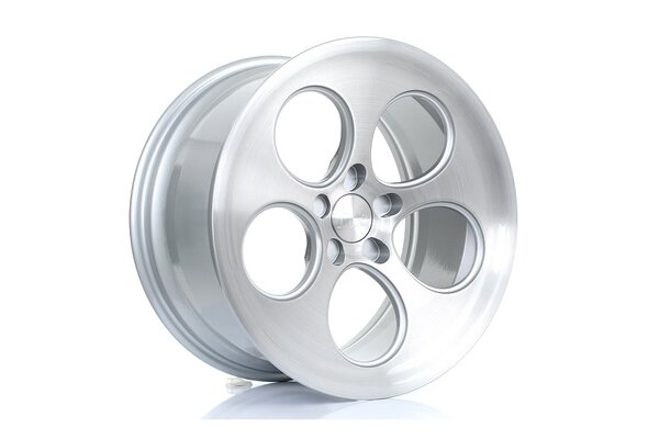 BOLA B5 | 18x9,5 | 5x98 | ET 40 TO 45 | 76 | SILVER BRUSHED POLISHED FACE