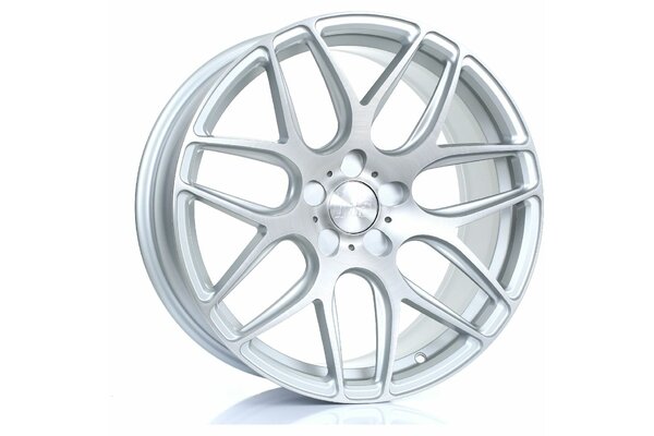 BOLA B8R | 5X98 | 18x8,5 | ET 25 TO 45 | 76 | MATT SILVER BRUSHED POLISHED