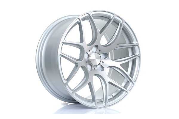 BOLA B8R | 18x9,5 | 5x98 | ET 25 TO 45 | 76 | MATT SILVER BRUSHED POLISHED