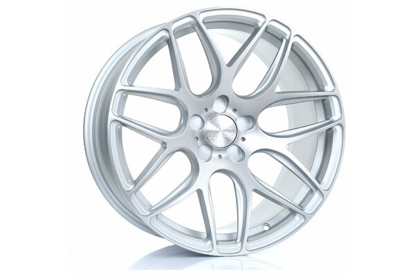 BOLA B8R | 5X98 | 18x9,5 | ET 25 TO 45 | 76 | MATT SILVER BRUSHED POLISHED