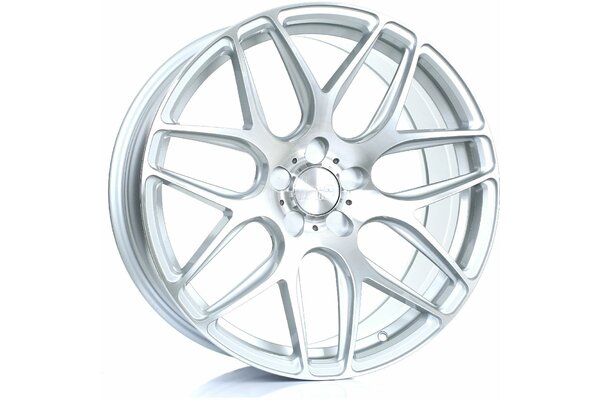 BOLA B8R | 5X98 | 19x8,5 | ET 25 TO 45 | 76 | SILVER POLISHED FACE