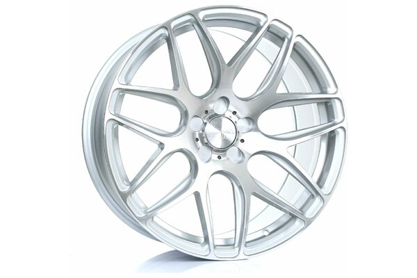 BOLA B8R | 5X100 | 19x9,5 | ET 25 TO 45 | 76 | SILVER POLISHED FACE