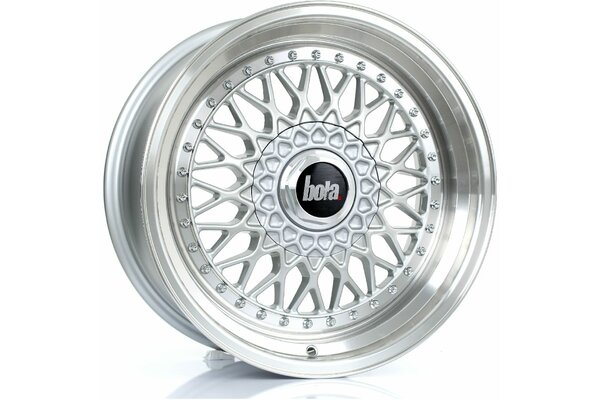 BOLA TX09 | 4X98 | 17x8 | ET 20 TO 38 | 76 | SILVER POLISHED LIP