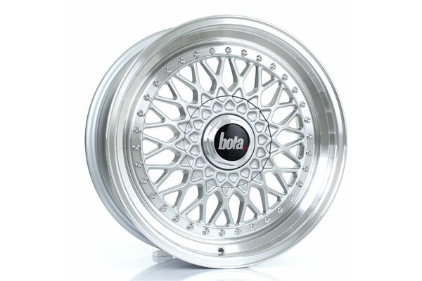 BOLA TX09 | 4X98 | 17x7,5 | ET 20 TO 38 | 76 | SILVER POLISHED LIP