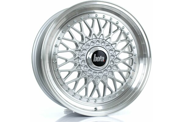 BOLA TX09 | 4X98 | 18x8 | ET 20 TO 38 | 76 | SILVER POLISHED LIP