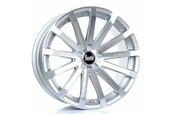 BOLA XTR | 5X98 | 20x9,5 | ET 20 TO 55 | 76 | SILVER POLISHED FACE