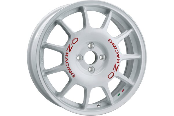 OZ-RACING LEGGENDA 17x7 | 4x100 | ET37 | RACE WHITE + RED LETTERING