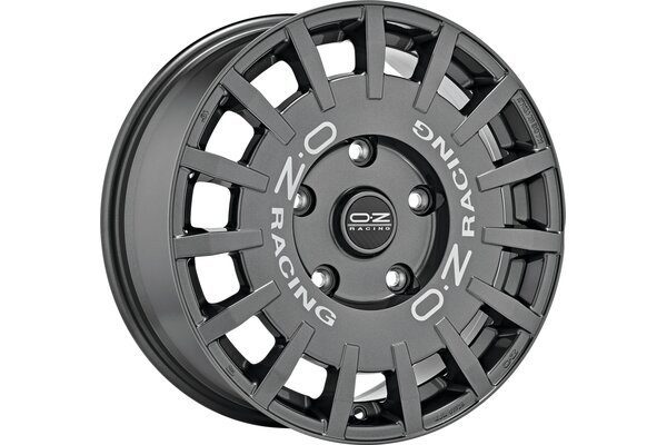 OZ-RACING RALLY RACING VAN 18x7,5 | 5x160 | ET48 | DARK GRAPHITE SILVER LETTERING