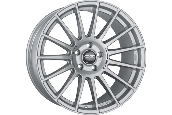 OZ-RACING SUPERTURISMO DAKAR 20x8,5 | 5x112 | ET20 | MATT RACE SILVER + BLACK LETTER.