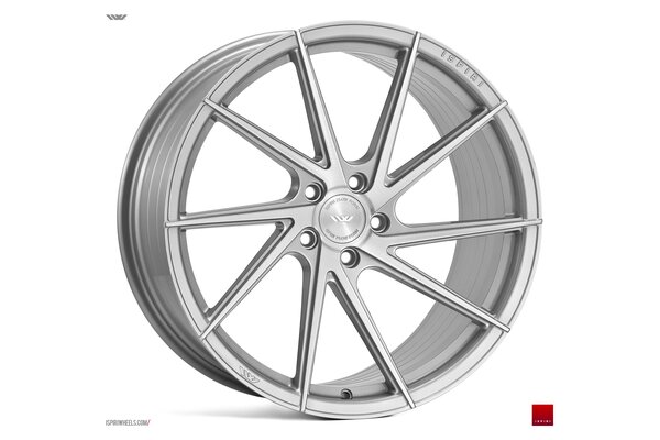 Ispiri Wheels FFR1D|20x10.5|5x112|ET30|PURE-SILVER-BRUSHED|LEFT-DEEP-CONCAVE
