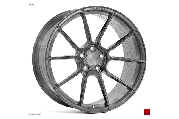 Ispiri Wheels FFR6|21x10.5|5x120|ET43|FULL-BRUSHED-CARBON-TITANIUM|DEEP-CONCAVE