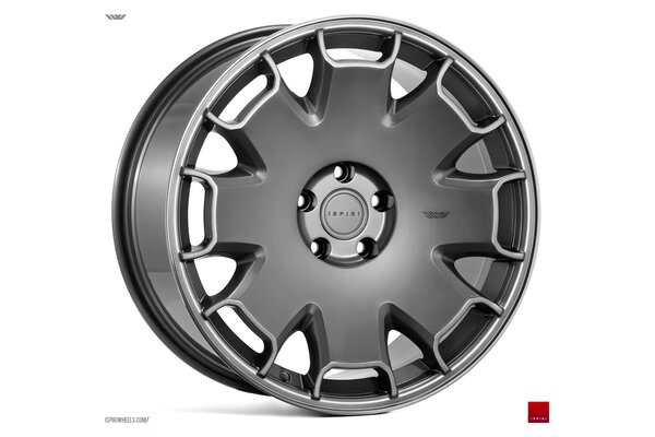 Ispiri Wheels CSR2|18x8.5|5x120|ET35|CARBON-GRAPHITE-POLISHED-LIP|STANDARD-CONCAVE