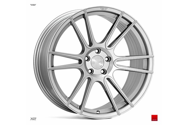 Ispiri Wheels FFR7|20x8.5|5x112|ET42|PURE-SILVER-BRUSHED|PERFORMANCE-CONCAVE