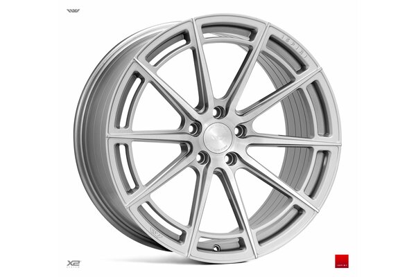 Ispiri Wheels FFR2|20x8.5|5x112|ET42|PURE-SILVER-BRUSHED|PERFORMANCE-CONCAVE