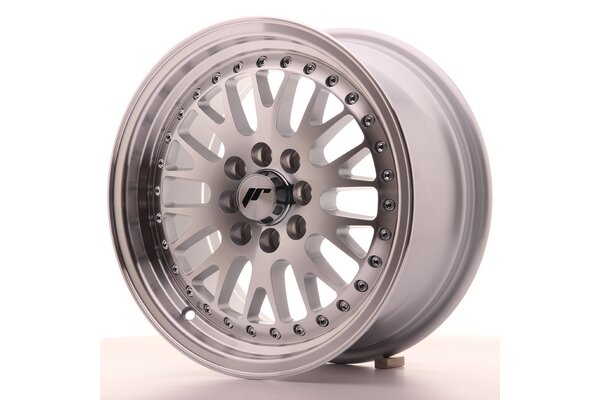 JR Wheels JR10 15x7 ET30 4x100/108 Silver Machined Face