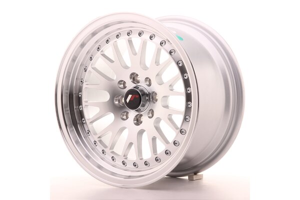 JR Wheels JR10 15x8 ET20 4x100/108 Silver Machined Face