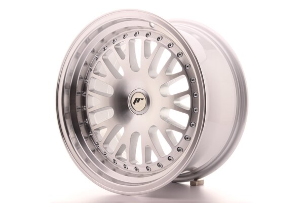 JR Wheels JR10 16x8 ET20 Blank Silver Machined Face