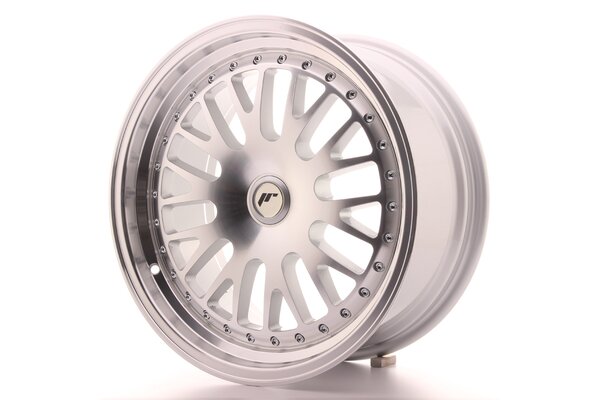 JR Wheels JR10 17x8 ET35 Blank Silver Machined Face