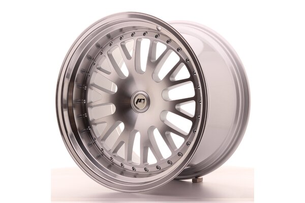 JR Wheels JR10 19x11 ET15-30 Blank Silver Machined Face