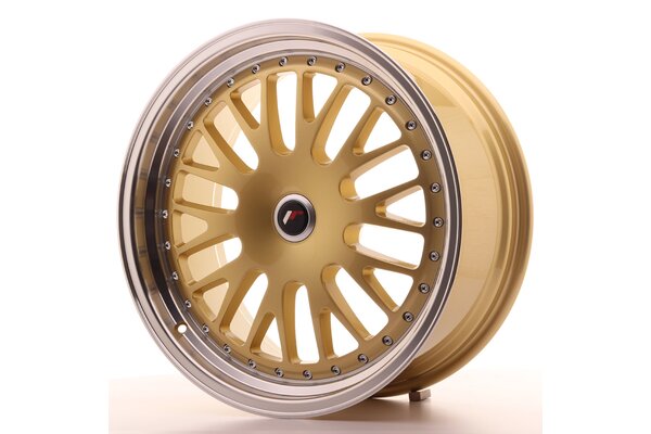 JR Wheels JR10 19x8,5 ET20-35 Blank Gold w/Machined Lip