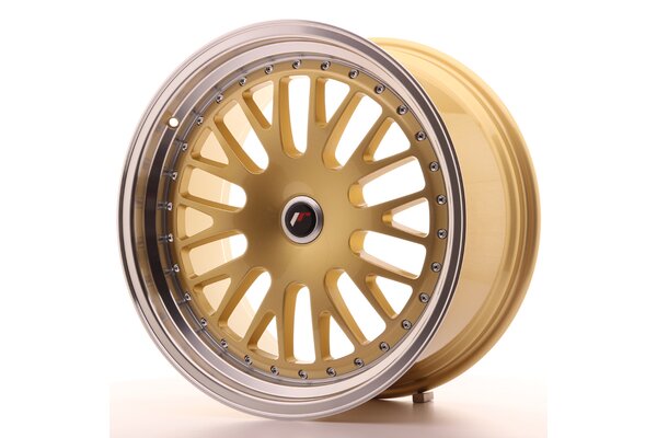 JR Wheels JR10 19x9,5 ET20-35 Blank Gold w/Machined Lip