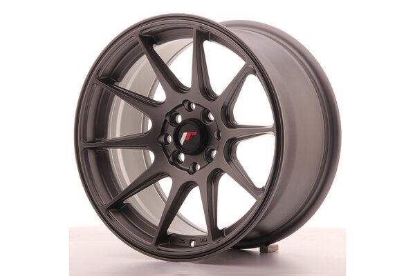 JR Wheels JR11 16x8 ET25 4x100/108 Matt Gun Metal