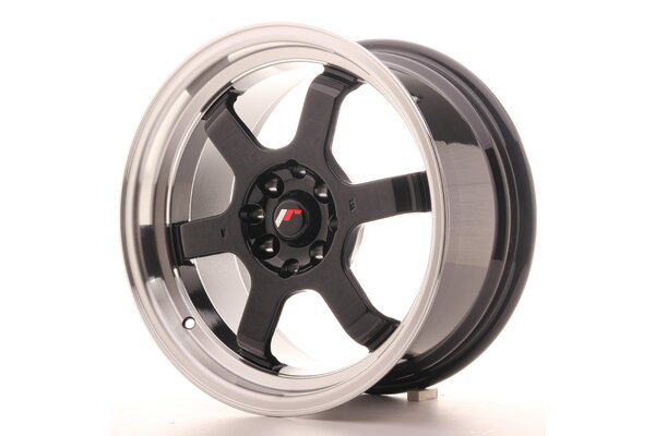 JR Wheels JR12 16x8 ET15 4x100/114 Gloss Black