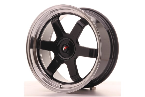 JR Wheels JR12 17x8 ET35 Blank Gloss Black