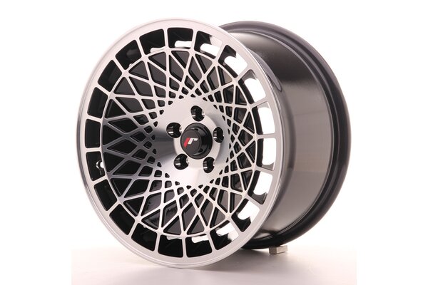 JR Wheels JR14 16x9 ET10 4x100 Gloss Black Machined Face