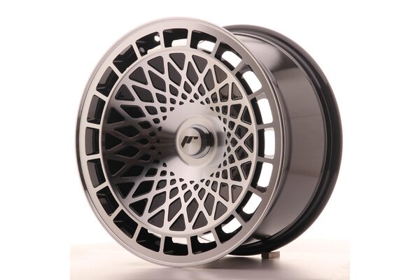 JR Wheels JR14 17x8,5 ET15 Blank Gloss Black Machined Face