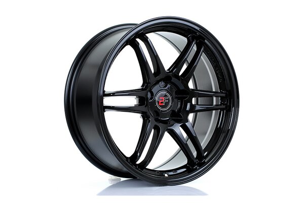 2FORGE ZF5 | 18x8 | 5x128 | ET 15 TO 35 | 76 | GLOSS BLACK