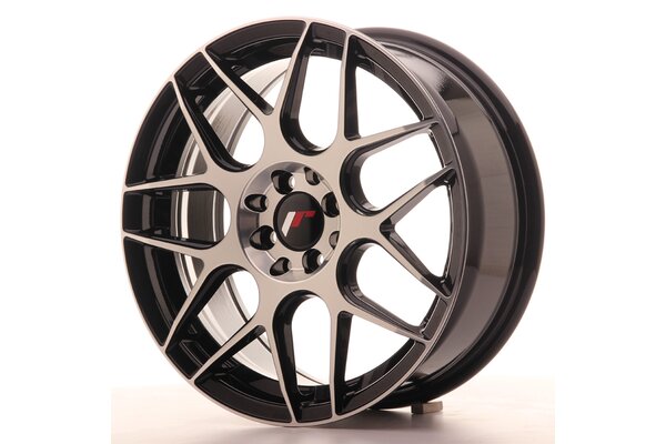 JR Wheels JR18 17x7 ET40 4x100/114 Black Machined