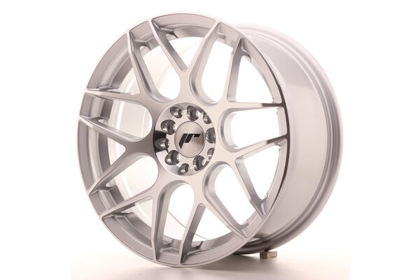 JR Wheels JR18 17x8 ET35 4x100/114 Silver Machined