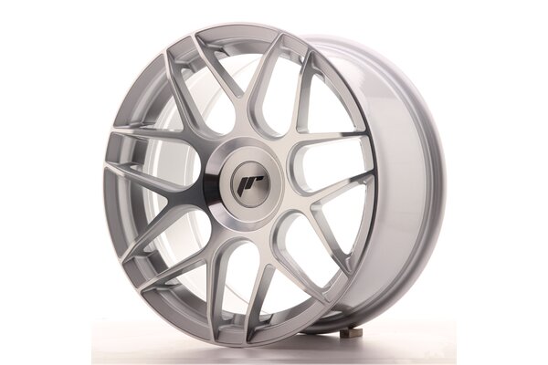 JR Wheels JR18 17x8 ET25-35 Blank Machined Silver