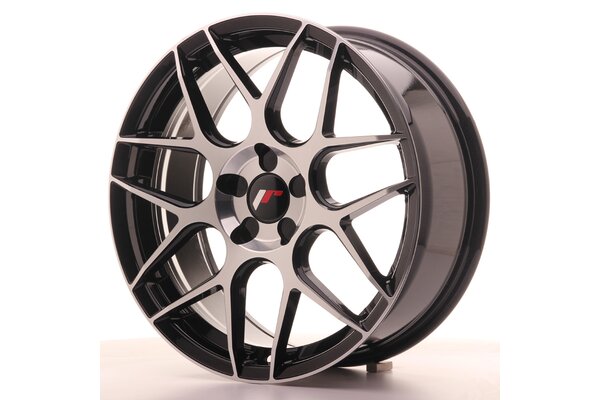 JR Wheels JR18 18x7,5 ET35-42 Blank 5H Black Machined